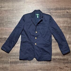 Lauren Ralph Lauren Navy Blazer with Gold Buttons